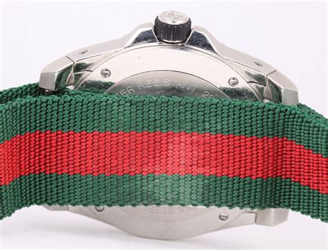 gucci nylon watch strap|Gucci interchangeable watch straps.